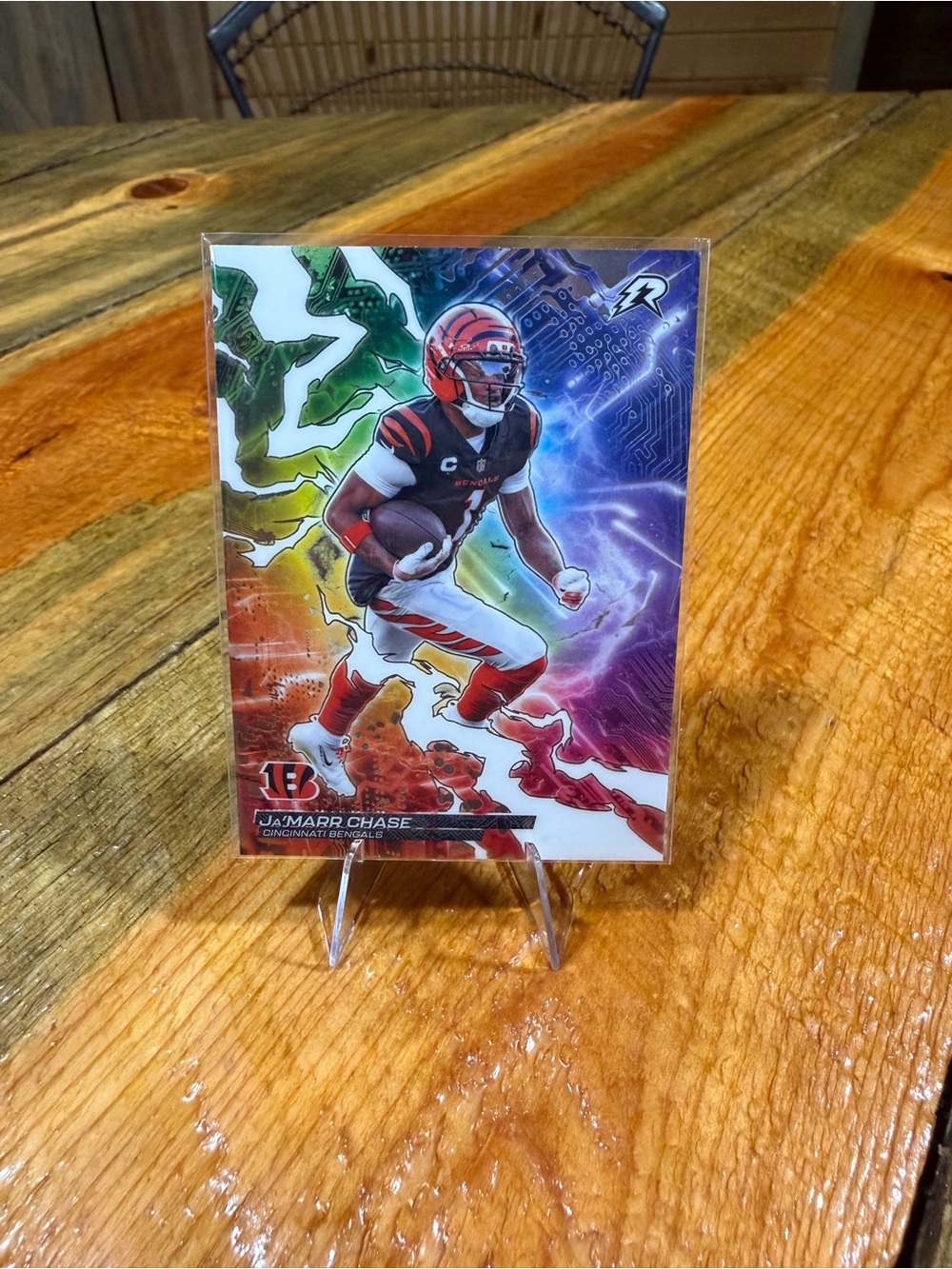 Topps Circuit Breakers Ja’marr Chase Cincinnati Cincinnati Bengals NFL Card